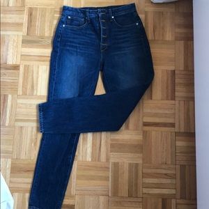 Joe’s Jeans x WeWoreWhat - high waisted jeans